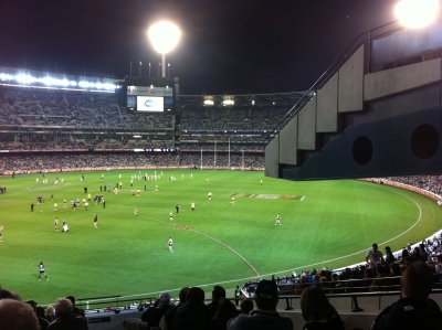 RESTRICTED VIEWING AT THE MCG