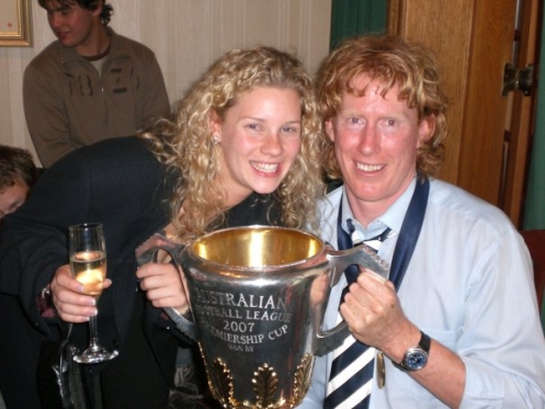 CAMERON LING AND GIRLFRIEND CELEBRATE THE 2007 FLAG